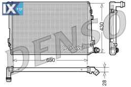 DENSO ΨΥΓΕΙΟ ΜΗΧΑΝΗΣ  DRM32037 1K0121251AL 1K0121251AN 1K0121251BL 1K0121251NA 3C0121253R