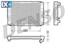 DENSO ΨΥΓΕΙΟ ΜΗΧΑΝΗΣ  DRM33001 1257352