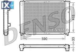 DENSO ΨΥΓΕΙΟ ΜΗΧΑΝΗΣ  DRM33031 3547154 8603854