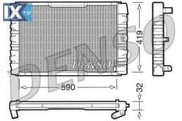 DENSO ΨΥΓΕΙΟ ΜΗΧΑΝΗΣ  DRM33033 1257761 1328375