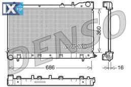 DENSO ΨΥΓΕΙΟ ΜΗΧΑΝΗΣ  DRM36004 45111SA080 45111SA081 45119SA000