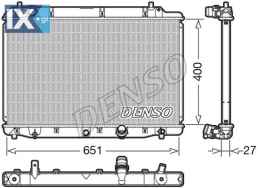 DENSO ΨΥΓΕΙΟ ΜΗΧΑΝΗΣ HONDA  DRM40036 19010RMAE01