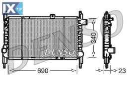 DENSO ΨΥΓΕΙΟ ΜΗΧΑΝΗΣ  DRM44003 FS1915200E