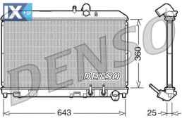 DENSO ΨΥΓΕΙΟ ΜΗΧΑΝΗΣ  DRM44012 N3H215200C N3H415200C