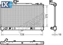 DENSO ΨΥΓΕΙΟ ΜΗΧΑΝΗΣ MAZDA  DRM44029 LFH415200A LFH415200B