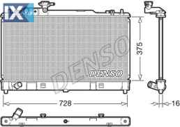 DENSO ΨΥΓΕΙΟ ΜΗΧΑΝΗΣ MAZDA  DRM44033 LFH115200A LFH115200B LFH115200C