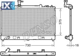 DENSO ΨΥΓΕΙΟ ΜΗΧΑΝΗΣ MAZDA  DRM44037 L3R415200B L3R415200C L3R41520A