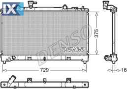 DENSO ΨΥΓΕΙΟ ΜΗΧΑΝΗΣ MAZDA  DRM44038 RF8G15200