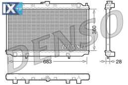DENSO ΨΥΓΕΙΟ ΜΗΧΑΝΗΣ  DRM46010 214102F600