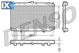 DENSO ΨΥΓΕΙΟ ΜΗΧΑΝΗΣ  DRM46011 214102F000