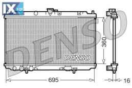 DENSO ΨΥΓΕΙΟ ΜΗΧΑΝΗΣ  DRM46012 21410BM400 21410BM402