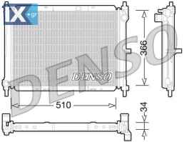DENSO ΨΥΓΕΙΟ ΜΗΧΑΝΗΣ  DRM46038 21410BC510