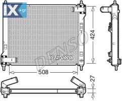 DENSO ΨΥΓΕΙΟ ΜΗΧΑΝΗΣ NISSAN  DRM46043 214101KC5A 21410BA61A