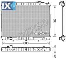 DENSO ΨΥΓΕΙΟ ΜΗΧΑΝΗΣ NISSAN  DRM46050 21410VK505