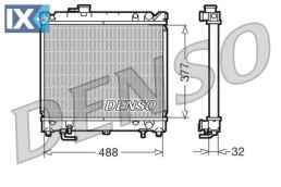 DENSO ΨΥΓΕΙΟ ΜΗΧΑΝΗΣ  DRM47010 1770060A11 1770060A11000 1770060A12000