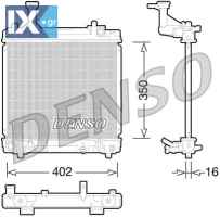 DENSO ΨΥΓΕΙΟ ΜΗΧΑΝΗΣ  DRM47027 214004A00E 1770068K10 17700M68K10 214004A00E