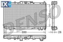 DENSO ΨΥΓΕΙΟ ΜΗΧΑΝΗΣ  DRM50014 164000G010