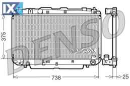 DENSO ΨΥΓΕΙΟ ΜΗΧΑΝΗΣ  DRM50021 1640027060 1640027061