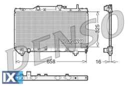 DENSO ΨΥΓΕΙΟ ΜΗΧΑΝΗΣ  DRM50028 1640016450 1640016470