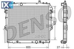 DENSO ΨΥΓΕΙΟ ΜΗΧΑΝΗΣ  DRM50045 164000L150 164000L340