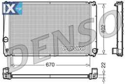 DENSO ΨΥΓΕΙΟ ΜΗΧΑΝΗΣ  DRM50053 1640028570 G90100R020