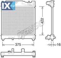 DENSO ΨΥΓΕΙΟ ΜΗΧΑΝΗΣ  DRM50056 1640033100