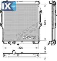 DENSO ΨΥΓΕΙΟ ΜΗΧΑΝΗΣ TOYOTA  DRM50084 164005B620 164005B630