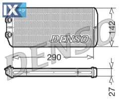 DENSO ΨΥΓΕΙΑ ΚΑΛΟΡΙΦΕΡ PSA  DRR07005 6448Q6 6448S6 6448Q6 6448S6