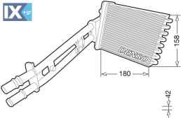DENSO ΨΥΓΕΙΑ ΚΑΛΟΡΙΦΕΡ FIAT  DRR09043 77364840