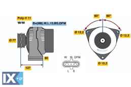 ΔΥΝΑΜΟ 28V 80A                         *  0124555004 0121540402 0131542902 A0121540402 A0131542902 1516515R