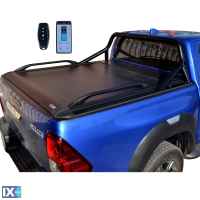 SMART ΡΟΛΟ ΑΛΟΥΜΙΝΙΟΥ ΗΛΕΚΤΡΙΚΟ ΜΕ ΕΡΓΟΣΤΑΣΙΑΚΟΥ ΤΥΠΟΥ ΣΙΔΕΡΕΝΙΟ ROLL-BAR ΚΑΙ ΚΟΥΠΑΣΤΕΣ SMART 7000E-ROLL+RB 416BL+KOUP 90BL TOYOTA HILUX REVO 2016+&HILUX 2021+