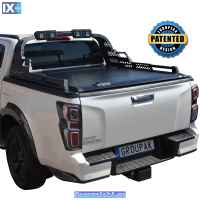 ΚΑΠΑΚΙ ΚΑΡΟΤΣΑΣ ΡΟΛΟ ΑΛΟΥΜΙΝΙΟΥ ΜΕ PREMIUM LED ROLL-BAR TEK 2 MAX 9080 ROLL+RB 430LED ISUZU D-MAX 2021+
