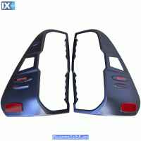 ΟΠΙΣΘΙΕΣ ΓΡΙΛΙΕΣ ΦΑΝΑΡΙΩΝ ΜΑΡΚΕ, ΣΕ ΜΑΤ ΜΑΥΡΟ GR 104BL-MAR TOYOTA HILUX INVINCIBLE 2021+