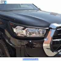 ΕΜΠΡΟΣΘΙΕΣ ΓΡΙΛΙΕΣ ΦΑΝΑΡΙΩΝ ΜΑΡΚΕ, ΣΕ ΜΑΤ ΜΑΥΡΟ GR 103BL-MAR TOYOTA HILUX 2021+