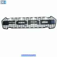 ΓΡΙΛΙΑ ΜΑΣΚΑΣ ΜΑΥΡΗ ΜΕ LED GRILLE 807 LED FORD RANGER T7 2017+