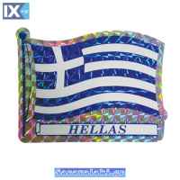 Αυτοκόλλητη Ελληνική Σημαία Φορτηγού 