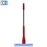 Κεραία Οροφής Αυτοκινήτου Αλουμινίου Κόκκινη Με Αντάπτορες 18cm 1 Τεμάχιο