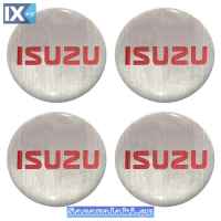 Αυτοκόλλητα Ζαντών Σμάλτο Isuzu 60mm 4 Τεμάχια