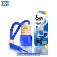 Αρωματικό Αυτοκινήτου Κρεμαστό Μπουκαλάκι Με Ξύλινο Καπάκι Aroma 6ml Με Άρωμα New Car S54466