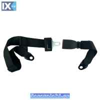 Ζώνη Ασφαλείας 2 Σημείων Απλή Λεωφορείου & Πίσω Μέση ΙΧ 120cm +35cm Ιμάντας 1 Τεμάχιο