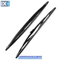 Υαλοκαθαριστήρες Μάκτρα Μαρκέ Μεταλλικοί Με Γραφιτούχο Λάστιχο  Κιτ 2 τεμαχίων 60cm + 60cm 24