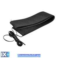 Κάλυμμα Τιμονιού Αυτοκινήτου Δερματίνη Με Κορδόνι Μαύρο Medium 37-39cm 1 Τεμάχιο