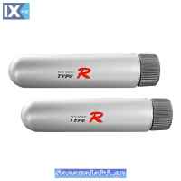 Στοπ Ζώνης Ασφαλείας Type-R TR-2508 Ασημί 2Τμχ