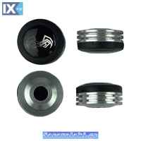 Καπάκια Exspider Για Τις Βίδες Των Πινακίδων Μαύρο - Ασημί 4Τμχ