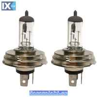 ΛΑΜΠΑ H4P43T ΛΕΥΚΟ 12V 60/55W 3500Κ 2 Τεμάχια