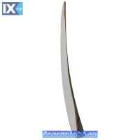 Κεραία Οροφής Αυτοκινήτου Αλουμινίου Καμπυλωτή Aσημί Με Αντάπτορες 12cm 1 Τεμάχιο