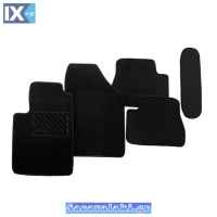 Μοκέτες Αυτοκινήτου Comfort Μαύρες 5Τμχ