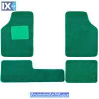 Πατάκια Αυτοκινήτου Αντιστατικά Πράσινα 4Τμχ