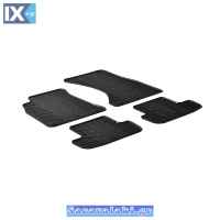 Πατάκια Αυτοκινήτου Gledring (0247) Συμβατά Με Audi A6 Avant (4F) 2006-2010 4Τμχ