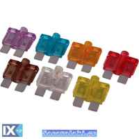 Ασφάλειες Αυτοκινήτου Διχαλωτές Μεγάλες Σε Κασετίνα Σετ 80 Τεμάχια